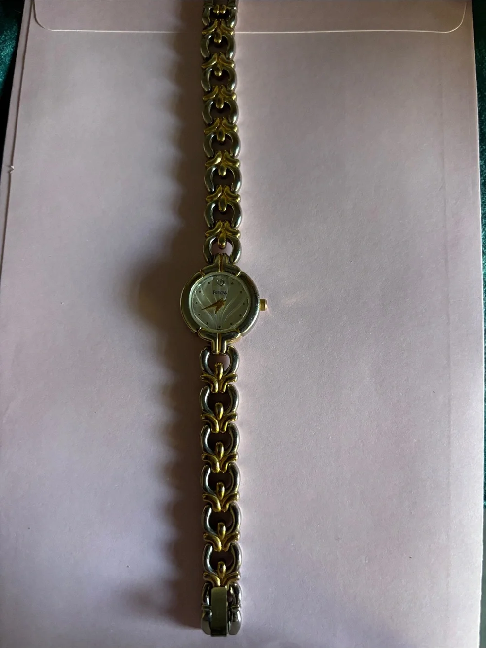 Bulova Two-Tone Gold and Silver Link Bracelet Watch